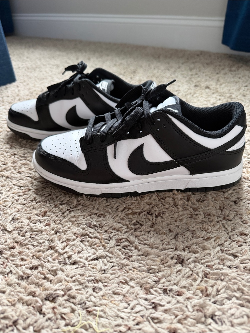 Nike Black and White Low-Top Sneakers